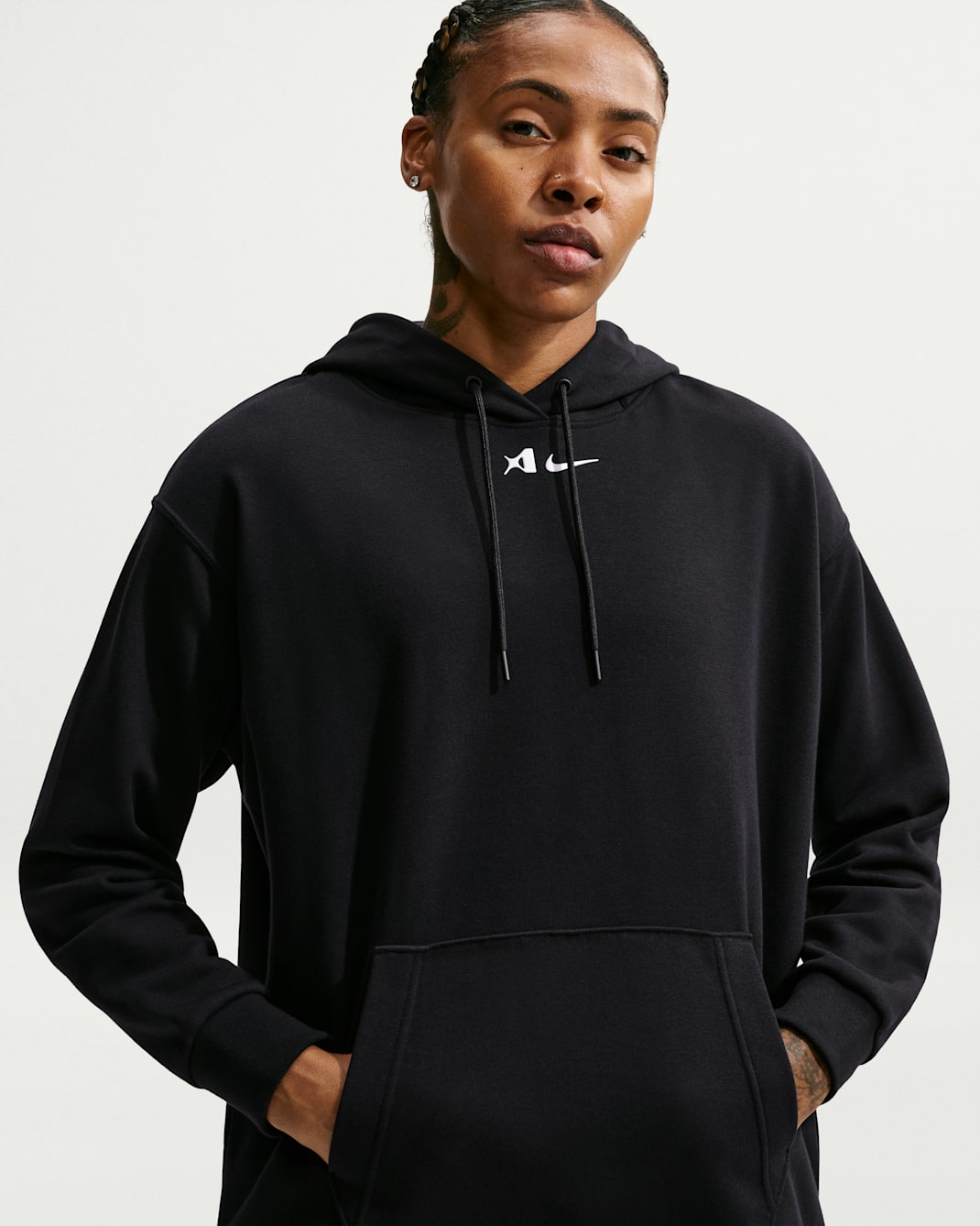 A'ja Wilson Women's Basketball Hoodie - Black/White