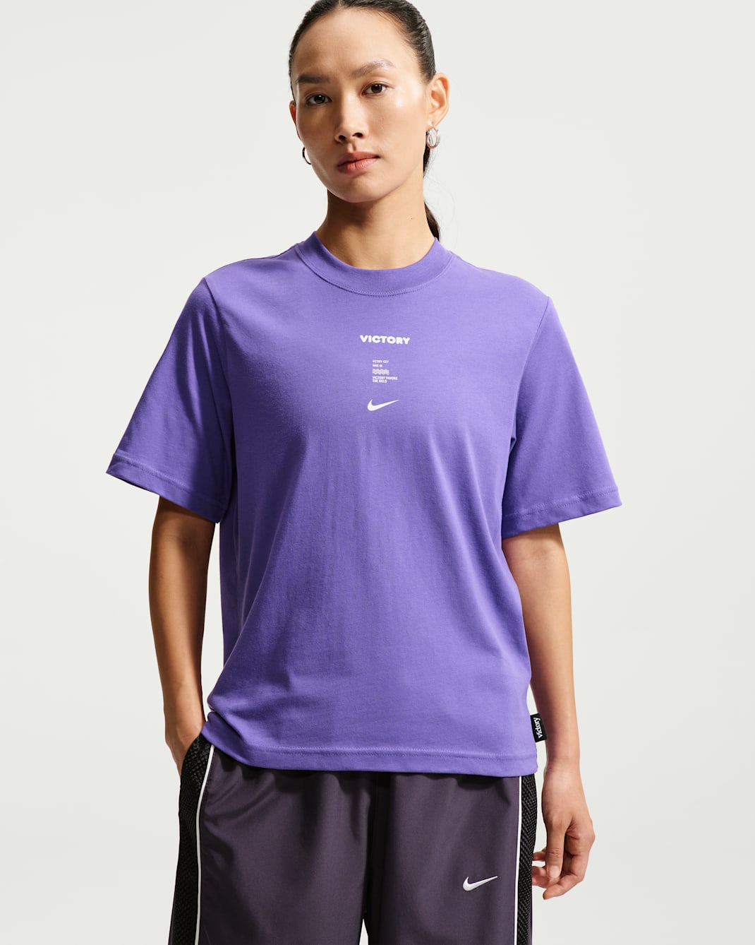 Nike Victory Collection Women's Loose Football T-Shirt - Dark Iris