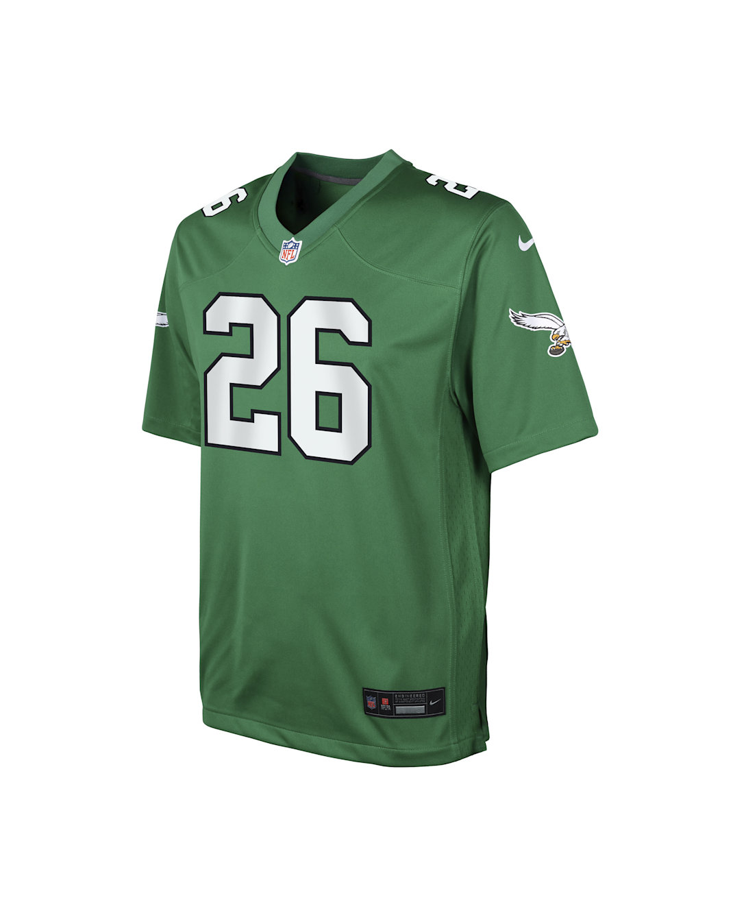 Jersey Nike de la NFL Game para niños talla grande Saquon Barkley Philadelphia Eagles - Verde Kelly