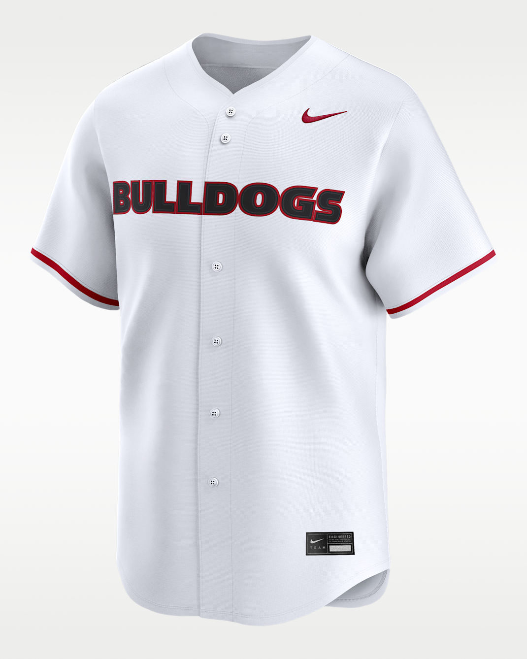 Georgia Men's Nike College Limited Baseball Jersey - White