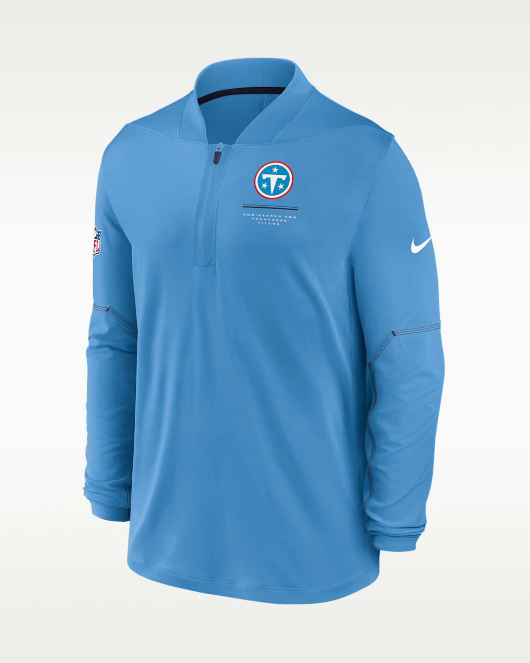 Tennessee Titans Sideline Men's Nike Dri-FIT NFL 1/2-Zip Top - Blue