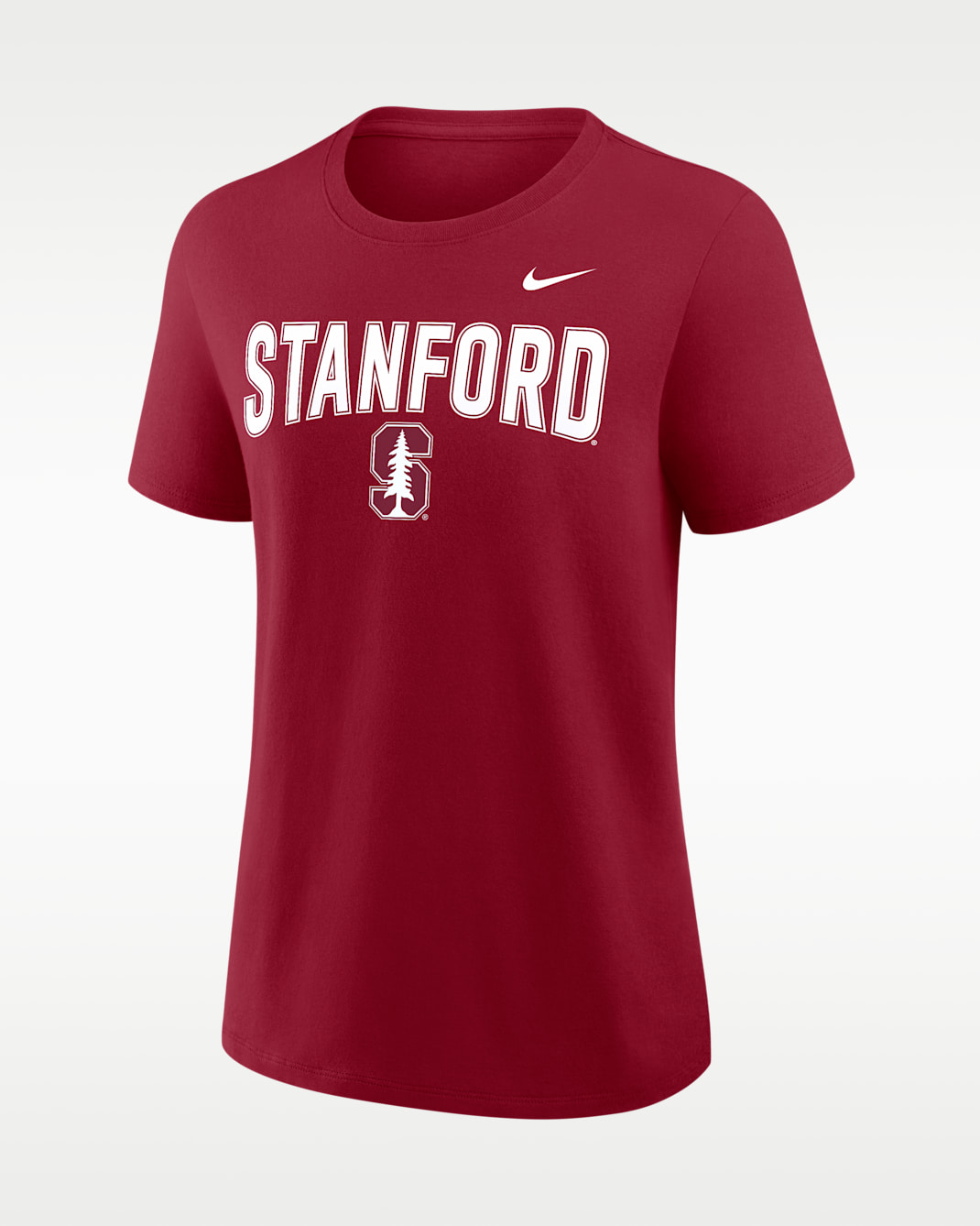 Stanford Arch Logo Women's Nike College T-Shirt - Crimson