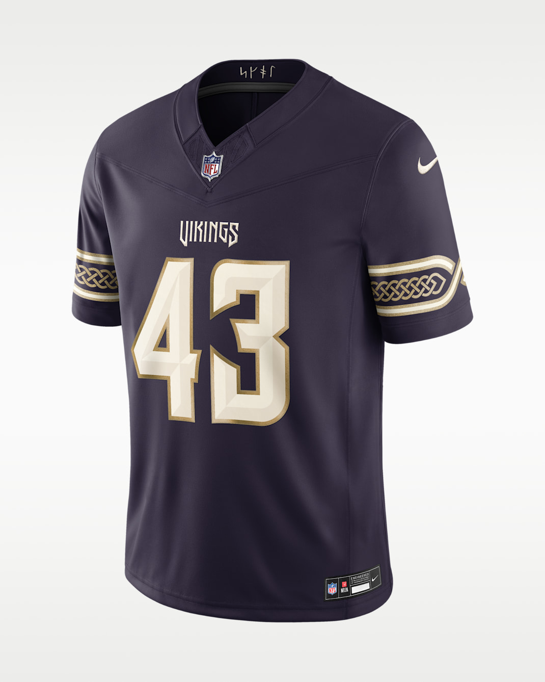 Andrew Van Ginkel Minnesota Vikings Rivalries Collection Men's Nike Dri-FIT NFL Limited Jersey - Purple