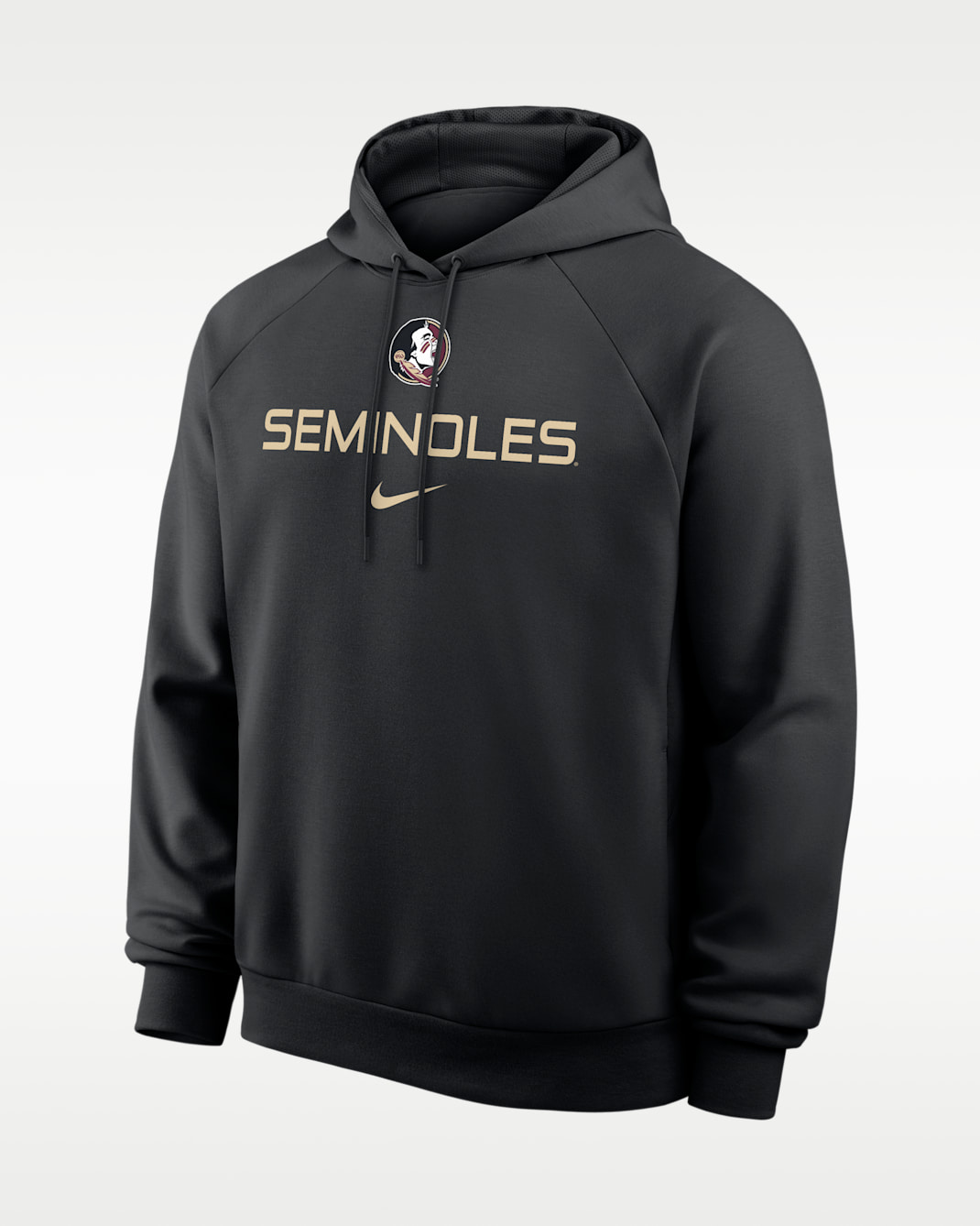 Florida State Premium Performance Men's Nike Dri-FIT College Pullover Hoodie - Black