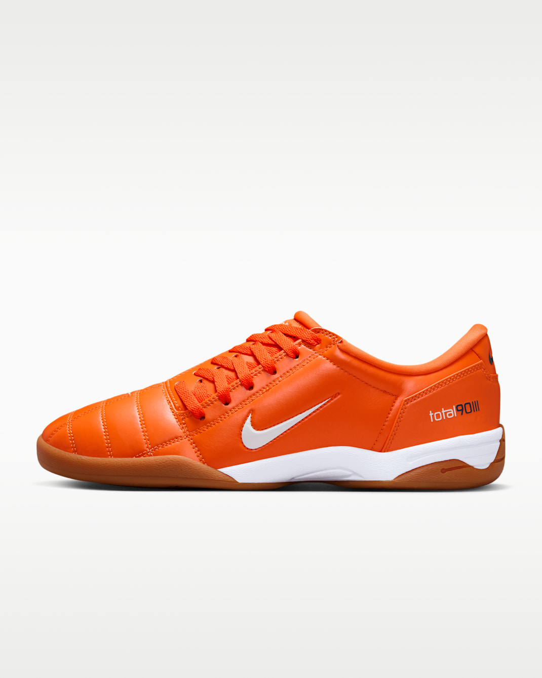 Chaussure Nike T90 SP pour homme - Safety Orange/Gum Medium Brown/Blanc