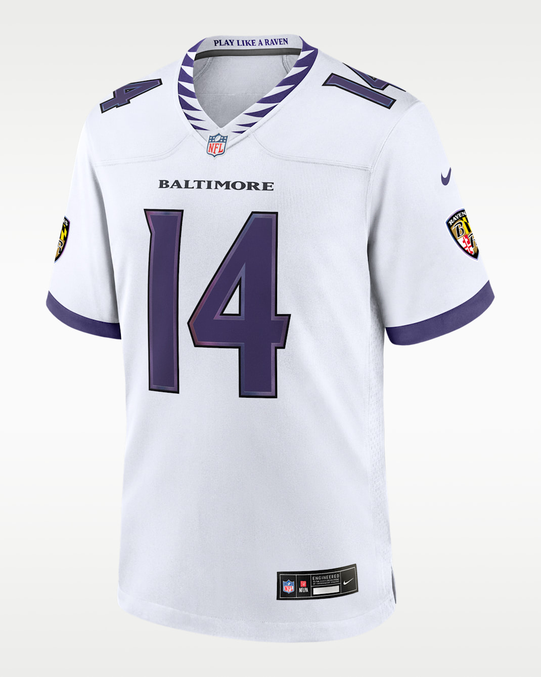Kyle Hamilton Baltimore Ravens Men's Nike NFL Game Jersey - White
