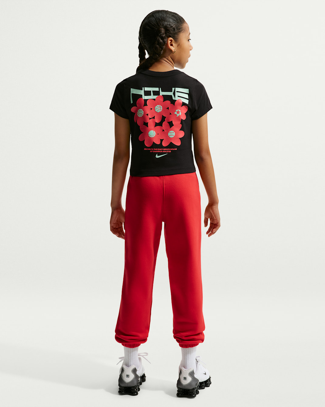 Nike Sportswear Big Kids' (Girls') Slim Cropped T-Shirt