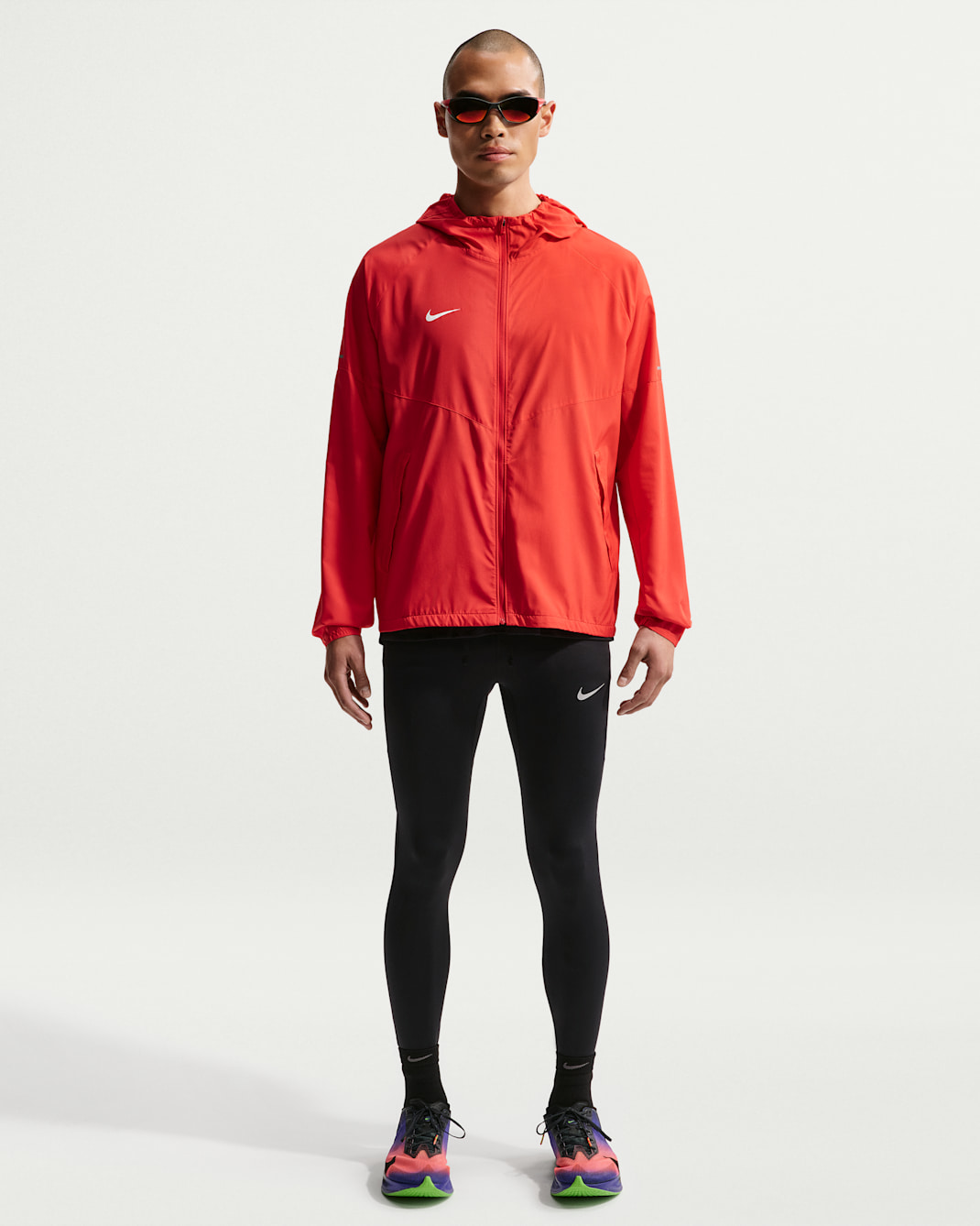 Nike Miler Men's Dri-FIT Running Tights - Black/Black