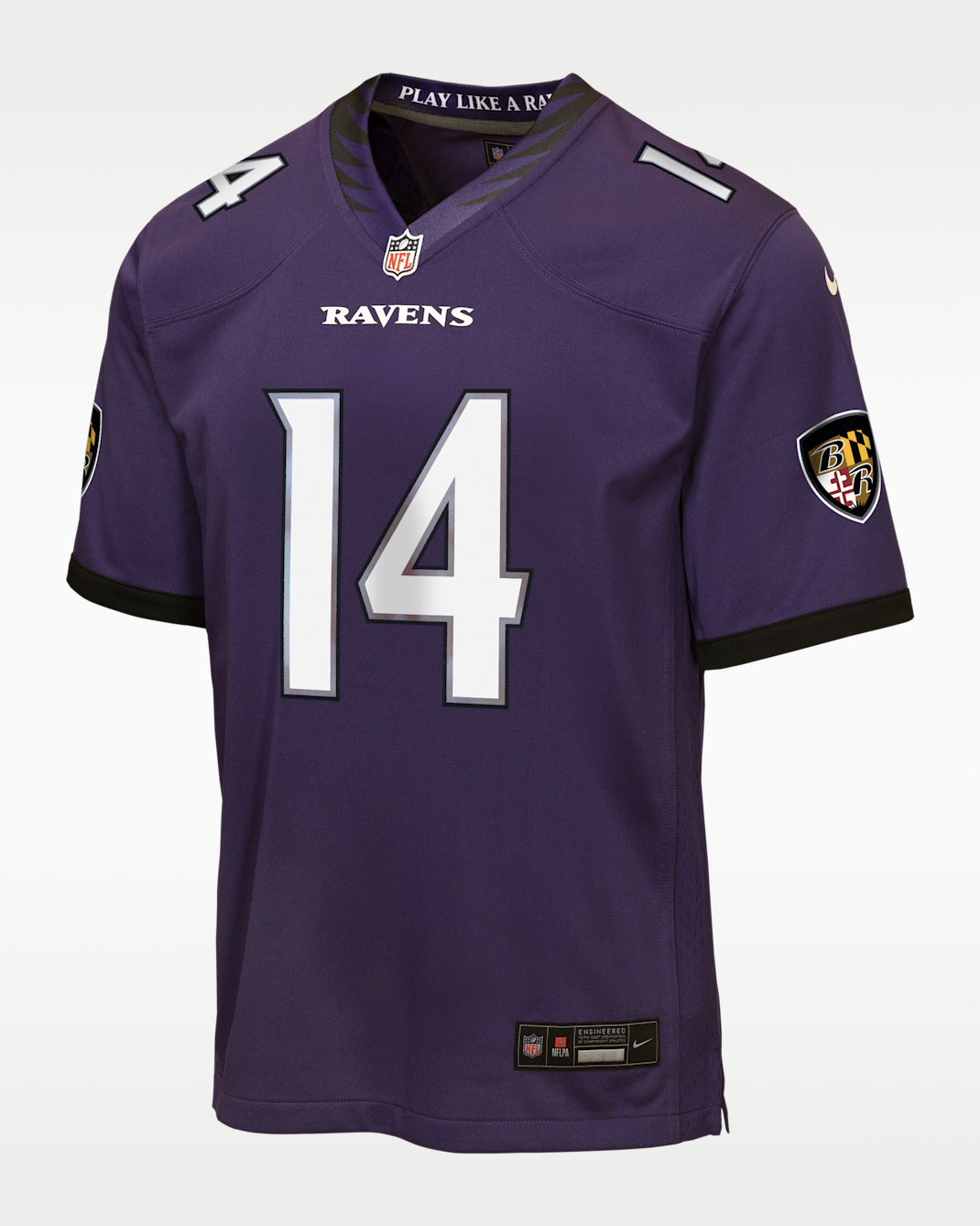 Kyle Hamilton Baltimore Ravens Big Kids' Game Jersey - Purple