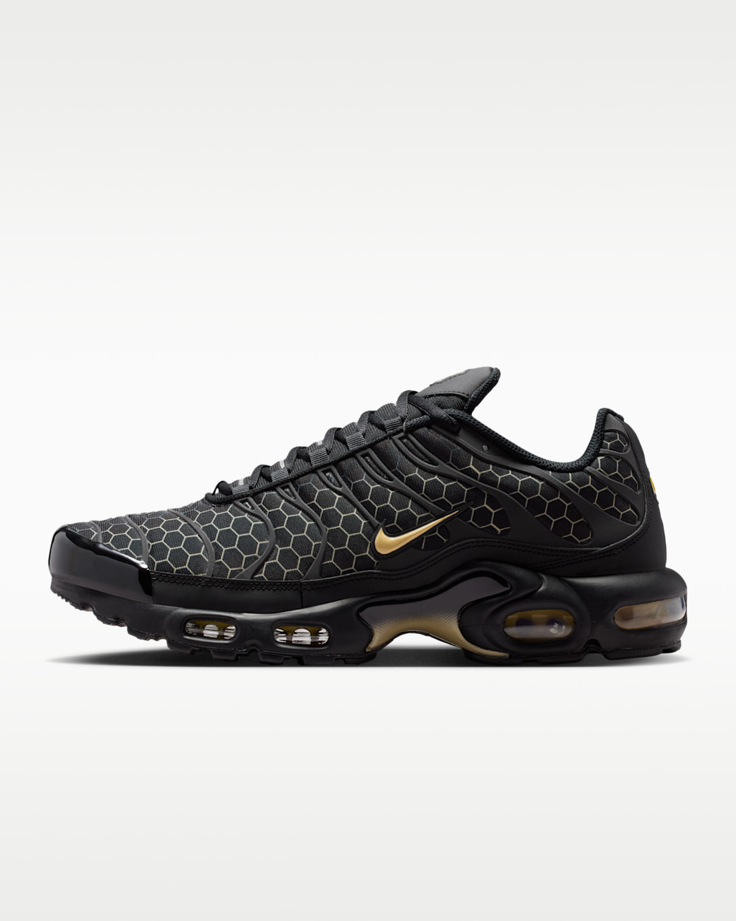 Nike Air Max Plus sko til herre - Svart/Chalk/Baroque Brown/Linen