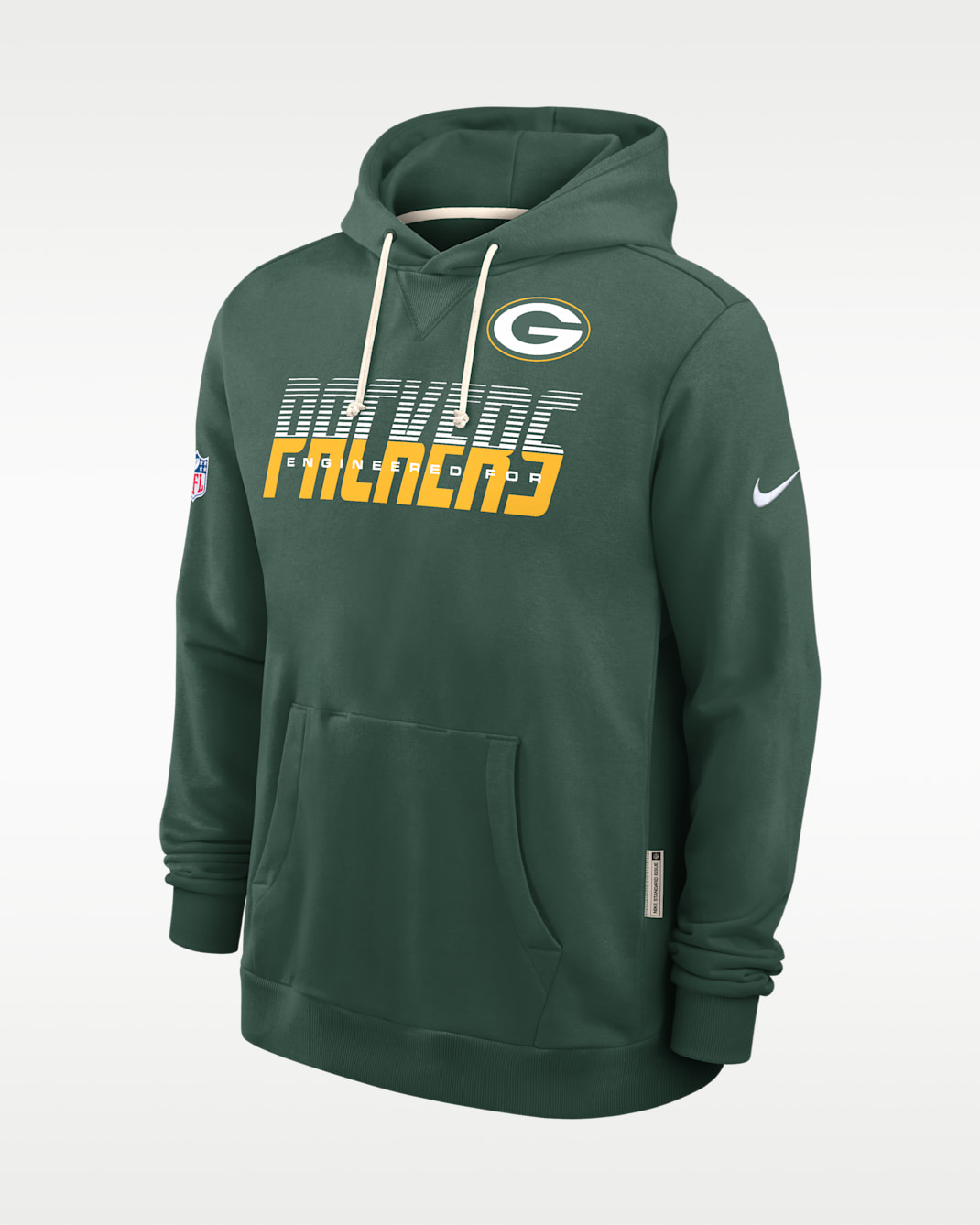 Green Bay Packers Sideline Standard Issue Men's Nike Dri-FIT NFL Pullover Hoodie - Green
