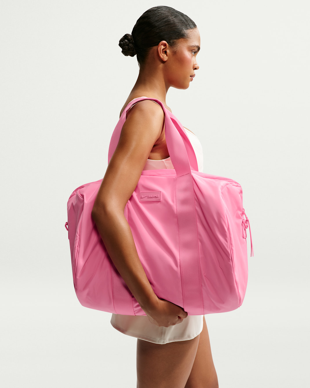 NikeSKIMS Women's Puffer Gym Bag - NSKM Flamingo/NSKM Flamingo
