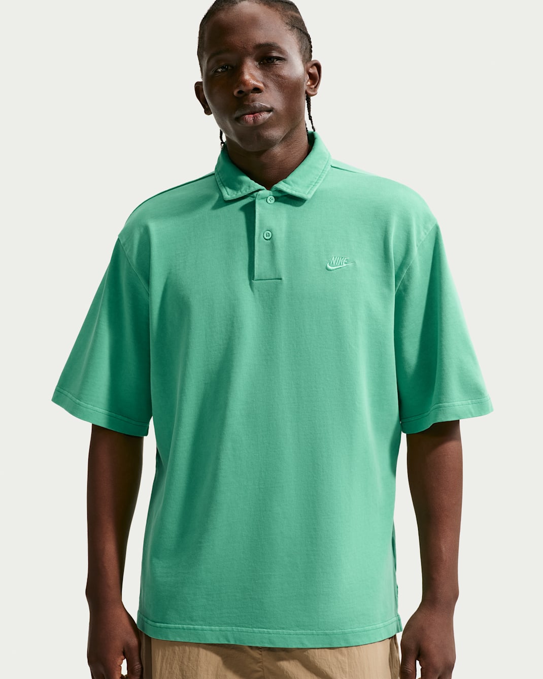 Nike Sportswear Club Men's Jersey Polo - Malachite