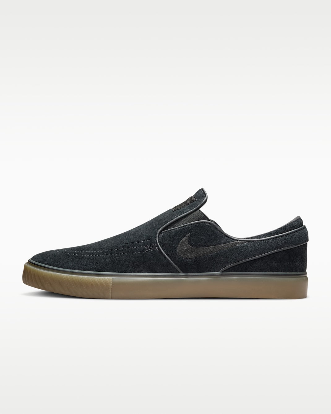 รองเท้าสเก็ตบอร์ด Nike SB Janoski+ Slip - ดำ/ดำ/Gum Light Brown/ดำ
