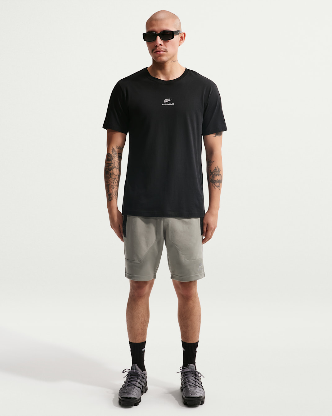 Nike Sportswear Air Max férfi rövidnadrág - Light Army/Light Army/Fekete