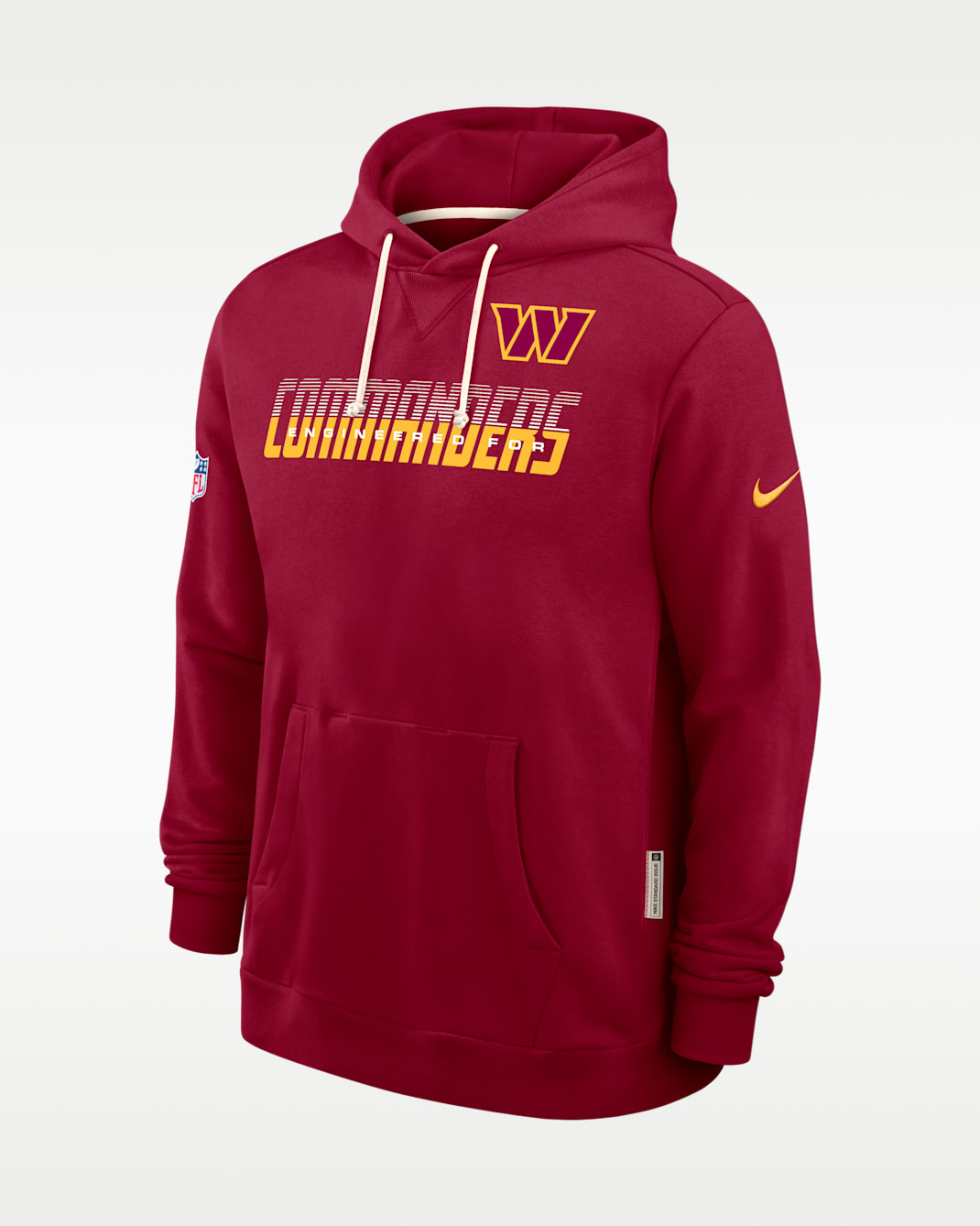Washington Commanders Sideline Standard Issue Men's Nike Dri-FIT NFL Pullover Hoodie - Red