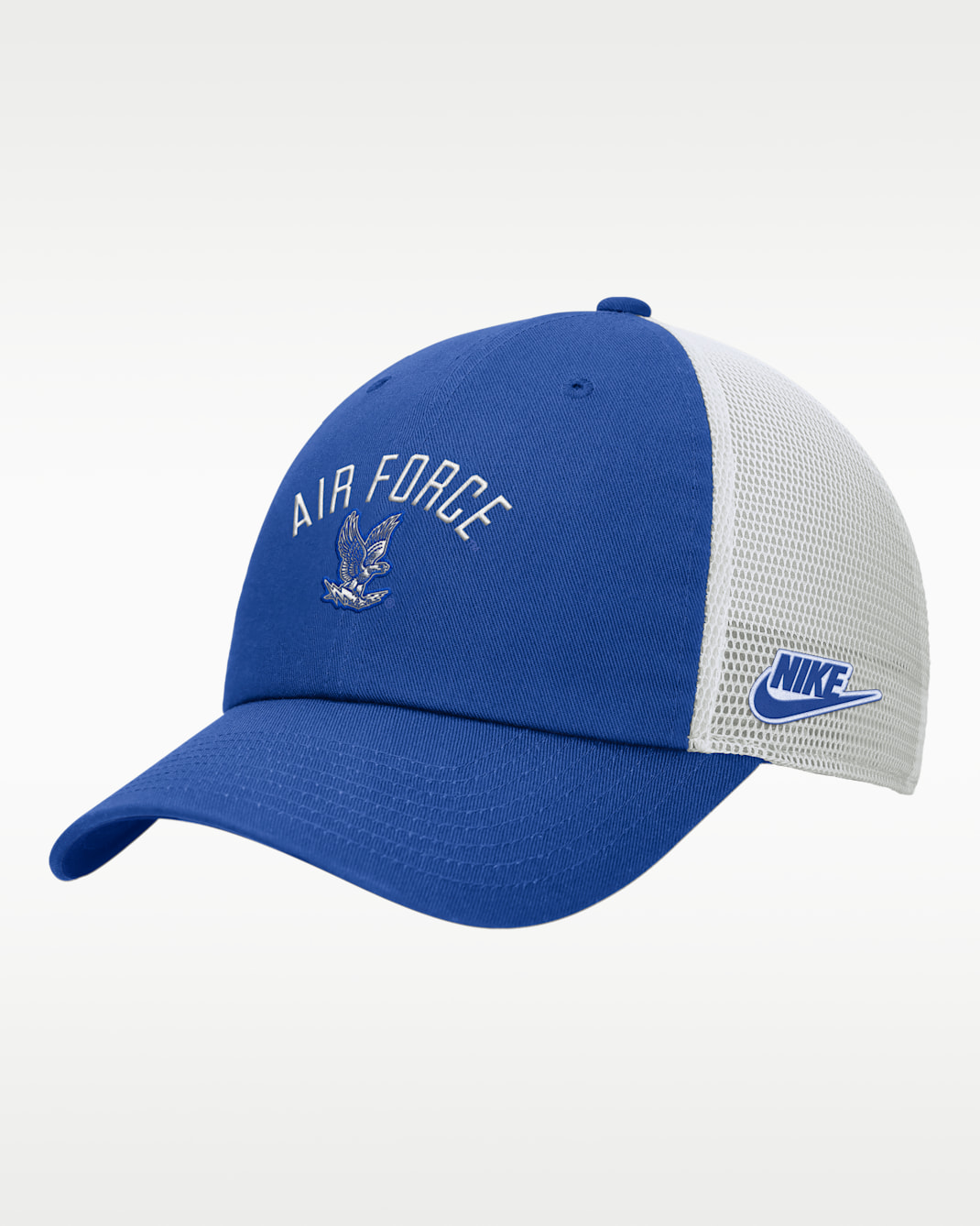 Nike College (Air Force) Unstructured Trucker Cap - Game Royal