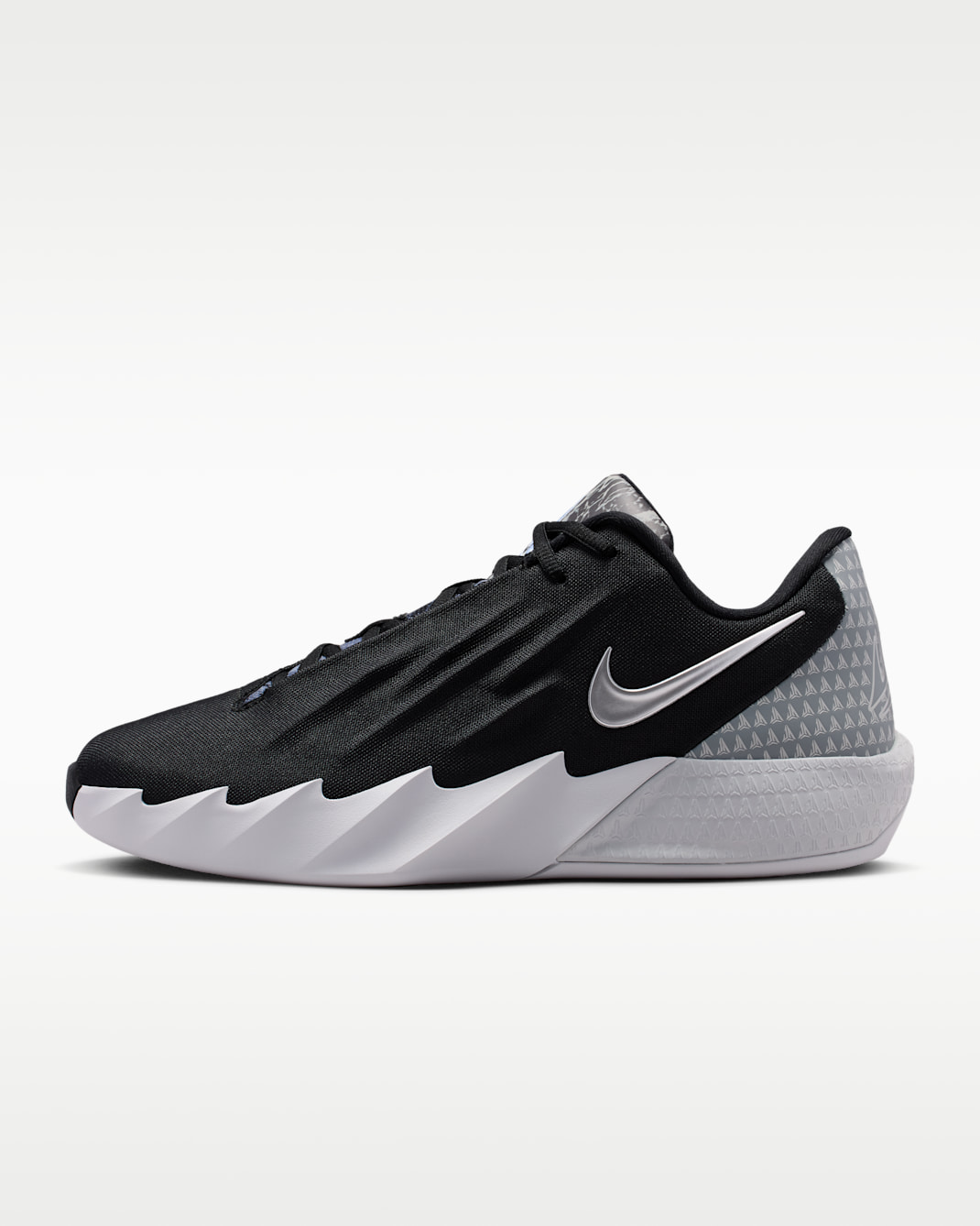 Twelve Time EP Men's Basketball Shoes - Black/Smoke Grey/Light Smoke Grey/Metallic Silver