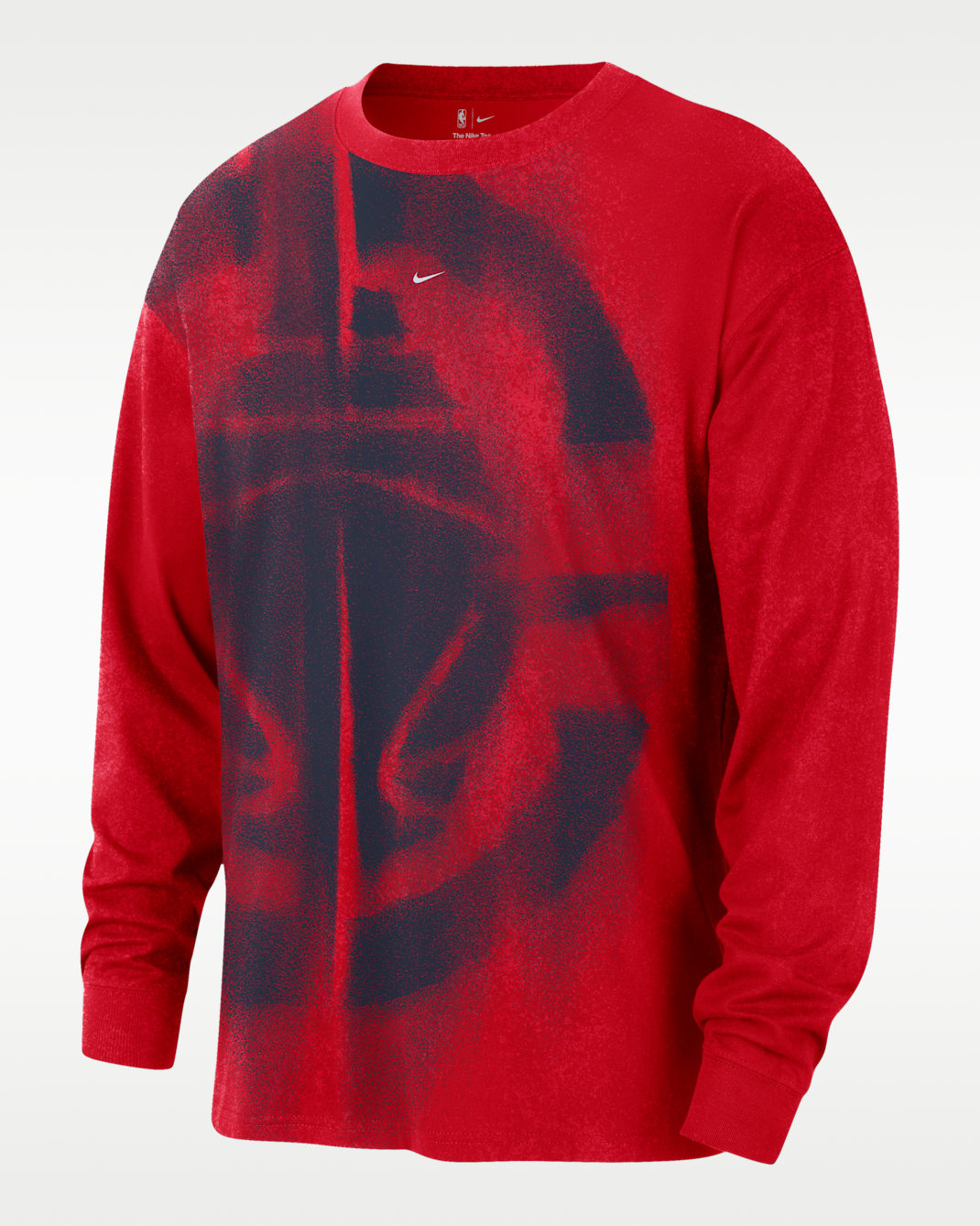 LA Clippers Essential Anthem Men's Long-Sleeve Basketball T-Shirt - University Red