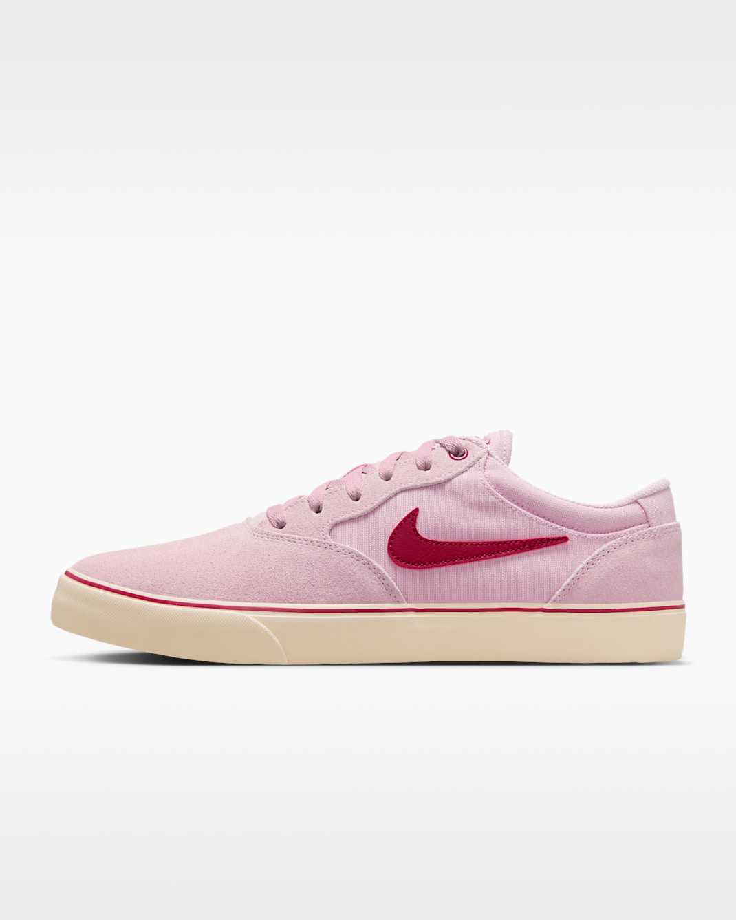 รองเท้าสเก็ตบอร์ด Nike SB Chron 2 - Pink Foam/Pearl White/Pink Foam/Noble Red