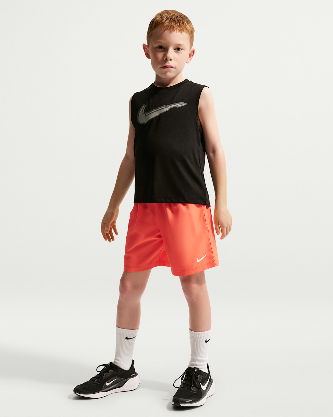Nike Little Kids' Dri-FIT Icon Woven Shorts - Turf Orange
