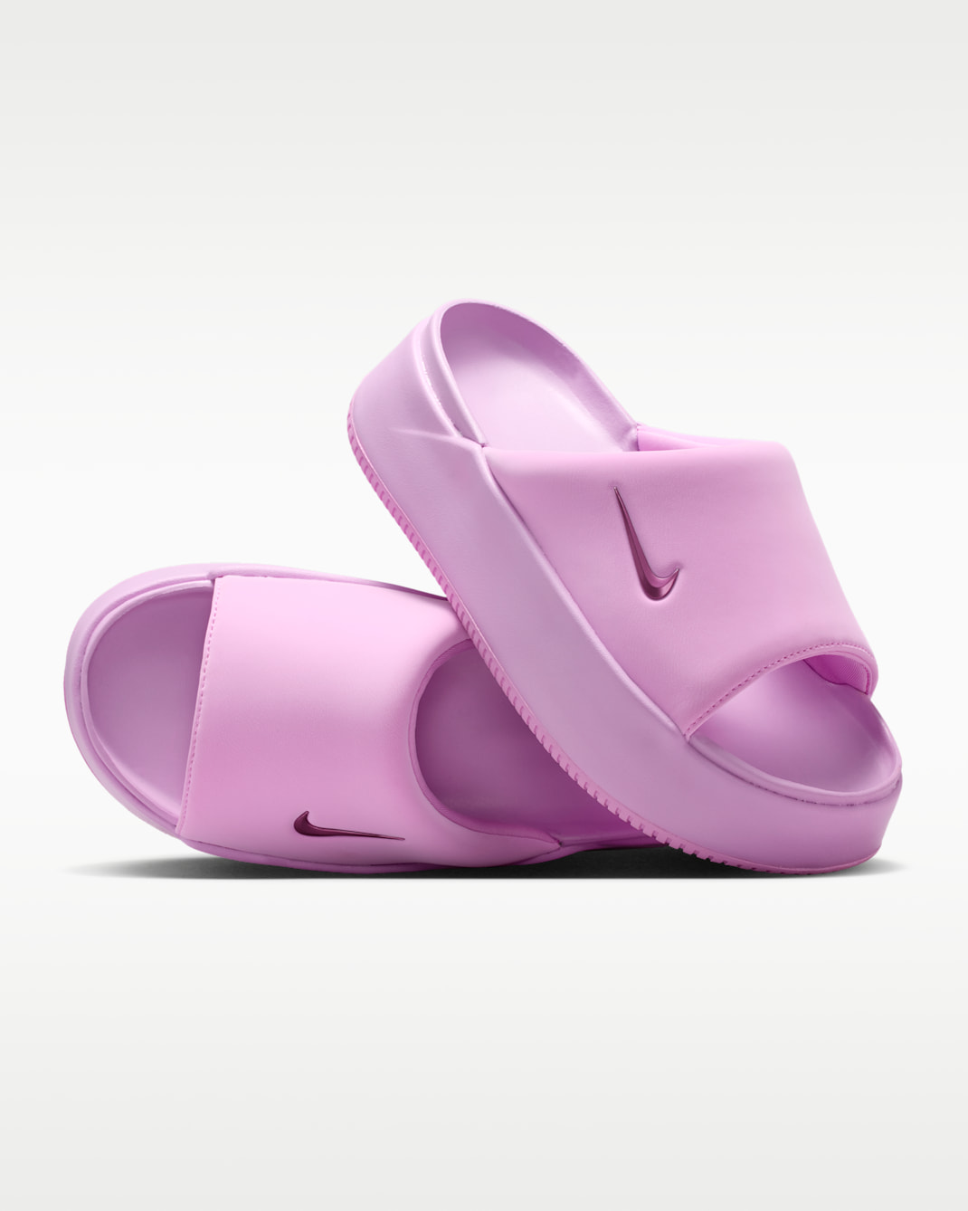 Nike Calm Elevation Women's Slides - Light Magenta/Light Magenta