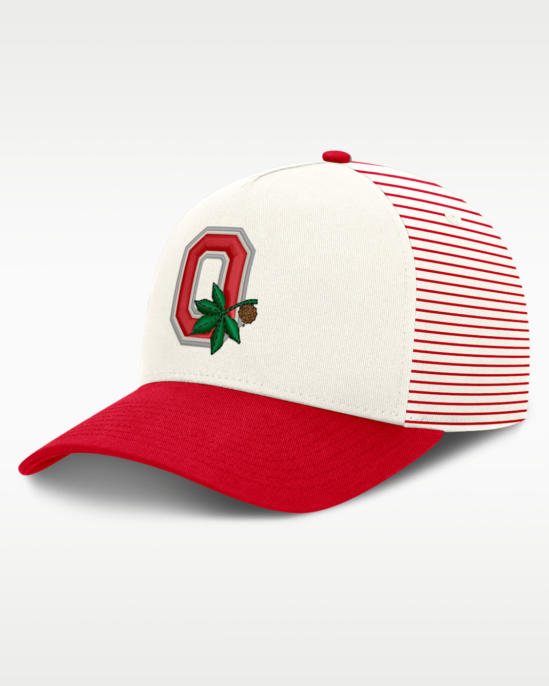 Ohio State Rise Men's Nike Dri-FIT College A-Frame Adjustable Hat - White