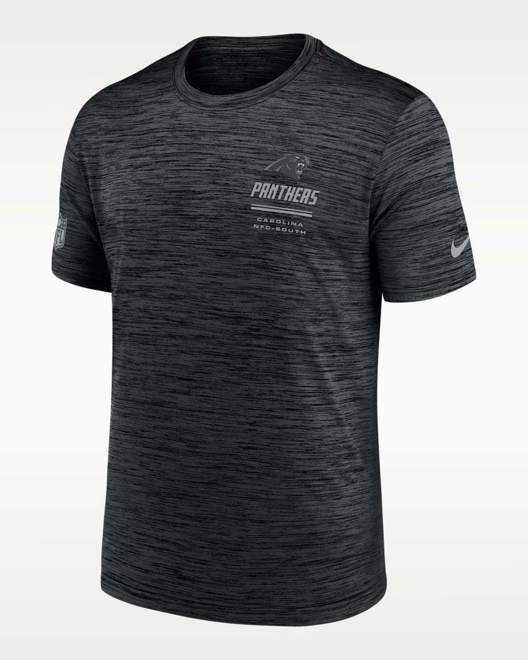 Carolina Panthers Sideline Team Issue Velocity Men's Nike Dri-FIT NFL T-Shirt - Black