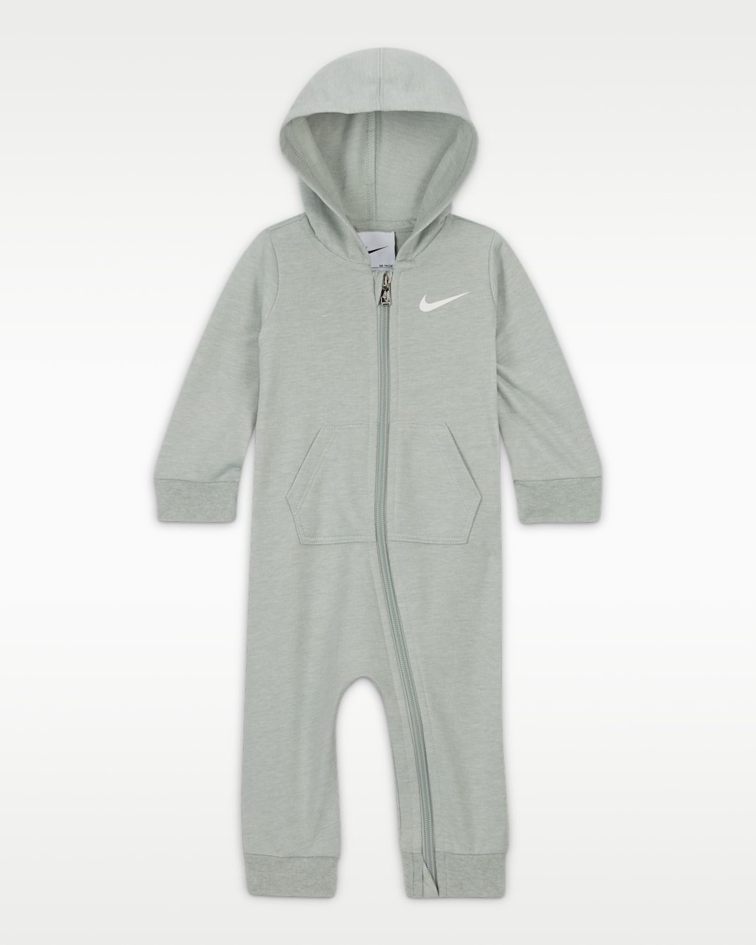 Coverall med huva Nike Baby Essentials för baby - Mica Green
