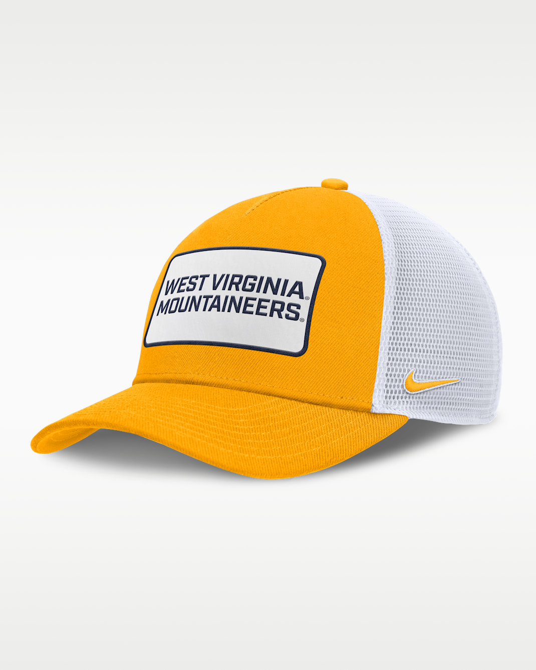 Gorra de rejilla universitaria Nike Nike ajustable para hombre West Virginia On-Field Rise - Oro