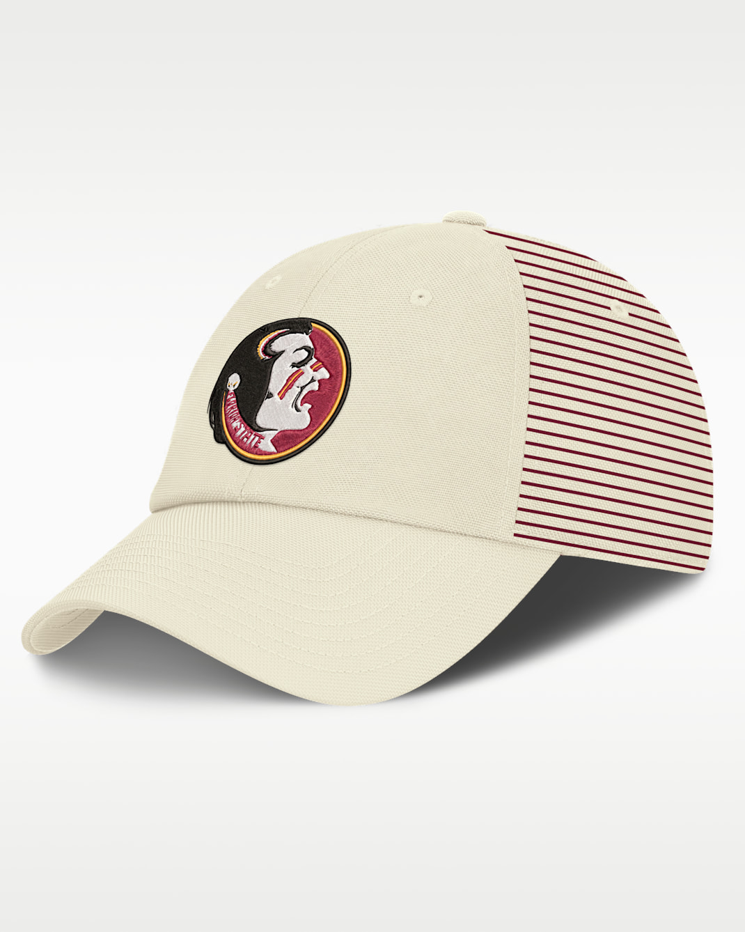 Florida State Denim Club Men's Nike College Adjustable Hat - White