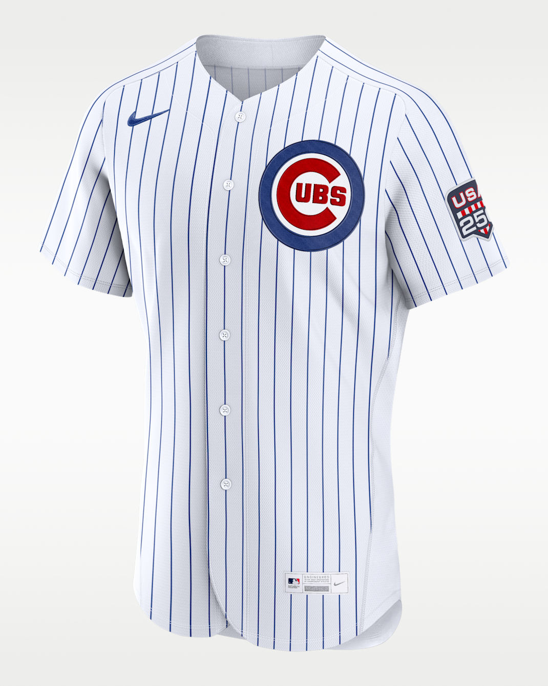 Pete Crow-Armstrong Chicago Cubs USA 250 Men's Nike MLB Authentic Jersey - White