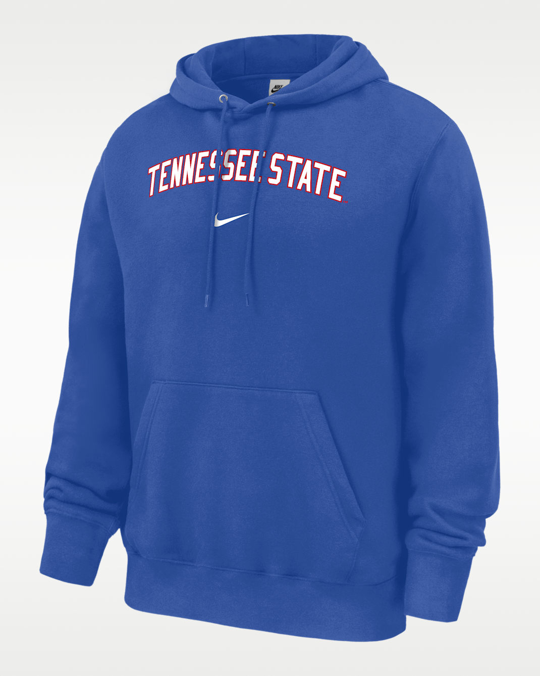 Nike College (Tennessee State University) Men's Club Fleece Pullover Hoodie - Game Royal