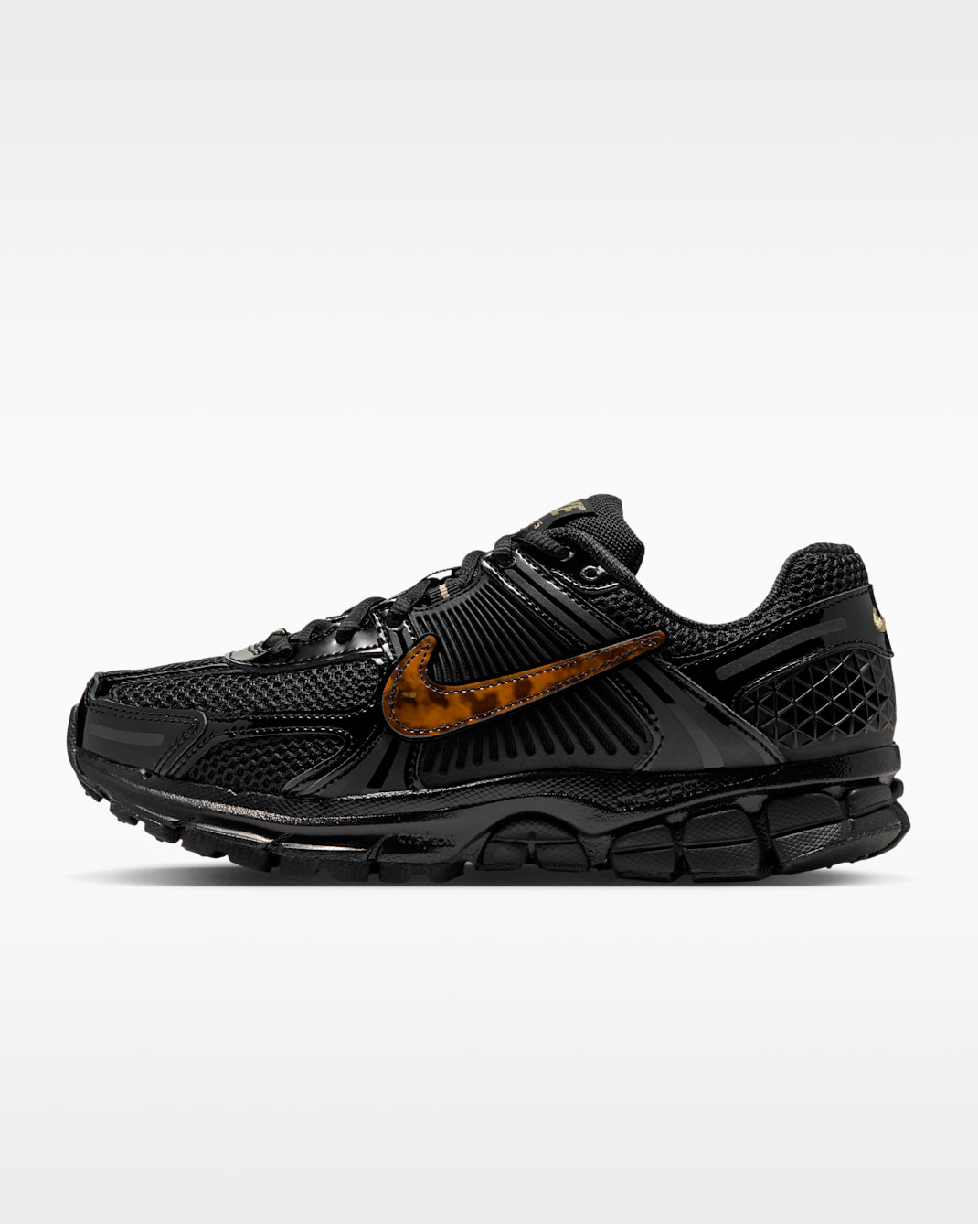 Nike Zoom Vomero 5 Women's Shoes - Black/Black/Metallic Gold/Multi-Color