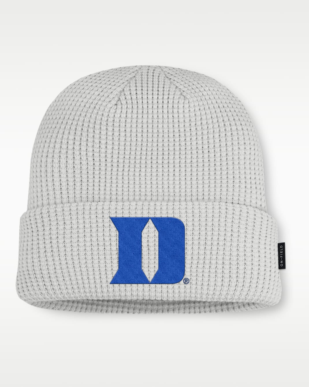 Duke Utility Off-Field Men's Nike College Cuffed Beanie - Grey