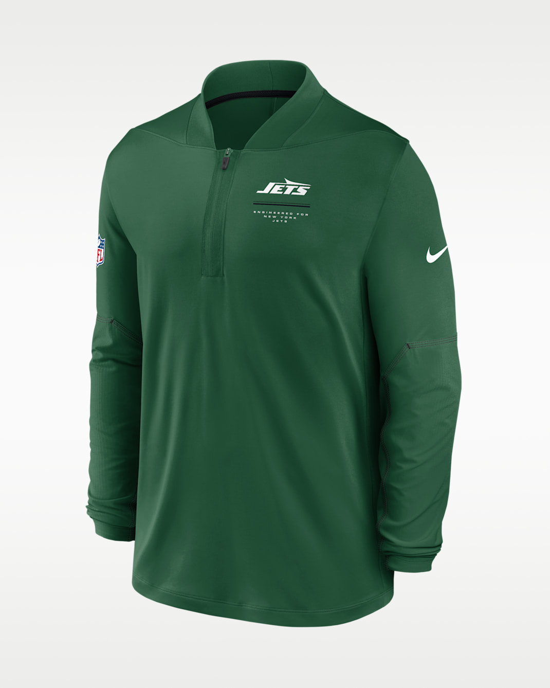 New York Jets Sideline Men's Nike Dri-FIT NFL 1/2-Zip Top - Green