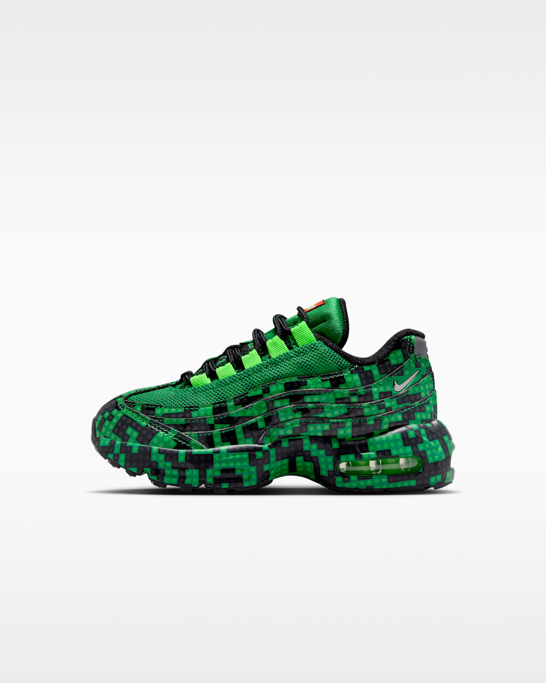 Nike Air Max 95 x LEGO® Collection Younger Kids' Shoes - Lucky Green/Black/Green Strike/Metallic Silver