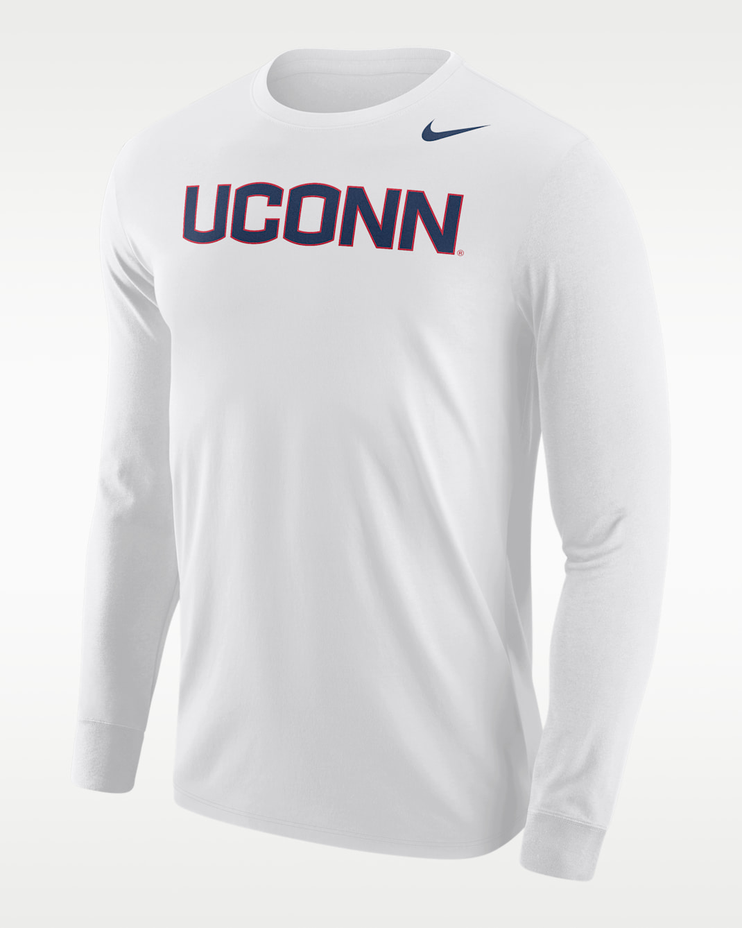 Connecticut Huskies Men's Nike Football Long-Sleeve T-Shirt