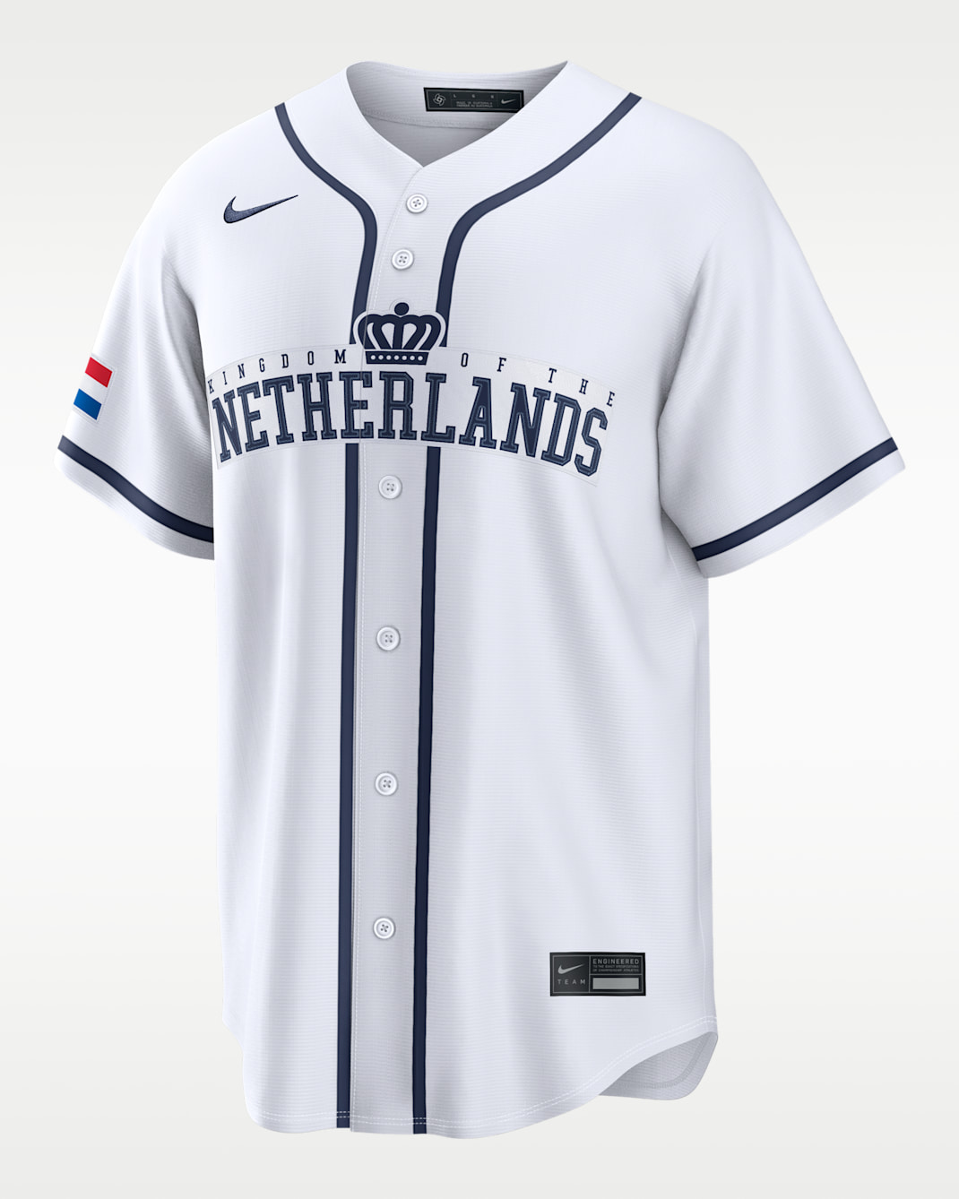 Netherlands National Baseball Team 2026 World Baseball Classic Men's Nike Stadium Jersey - White