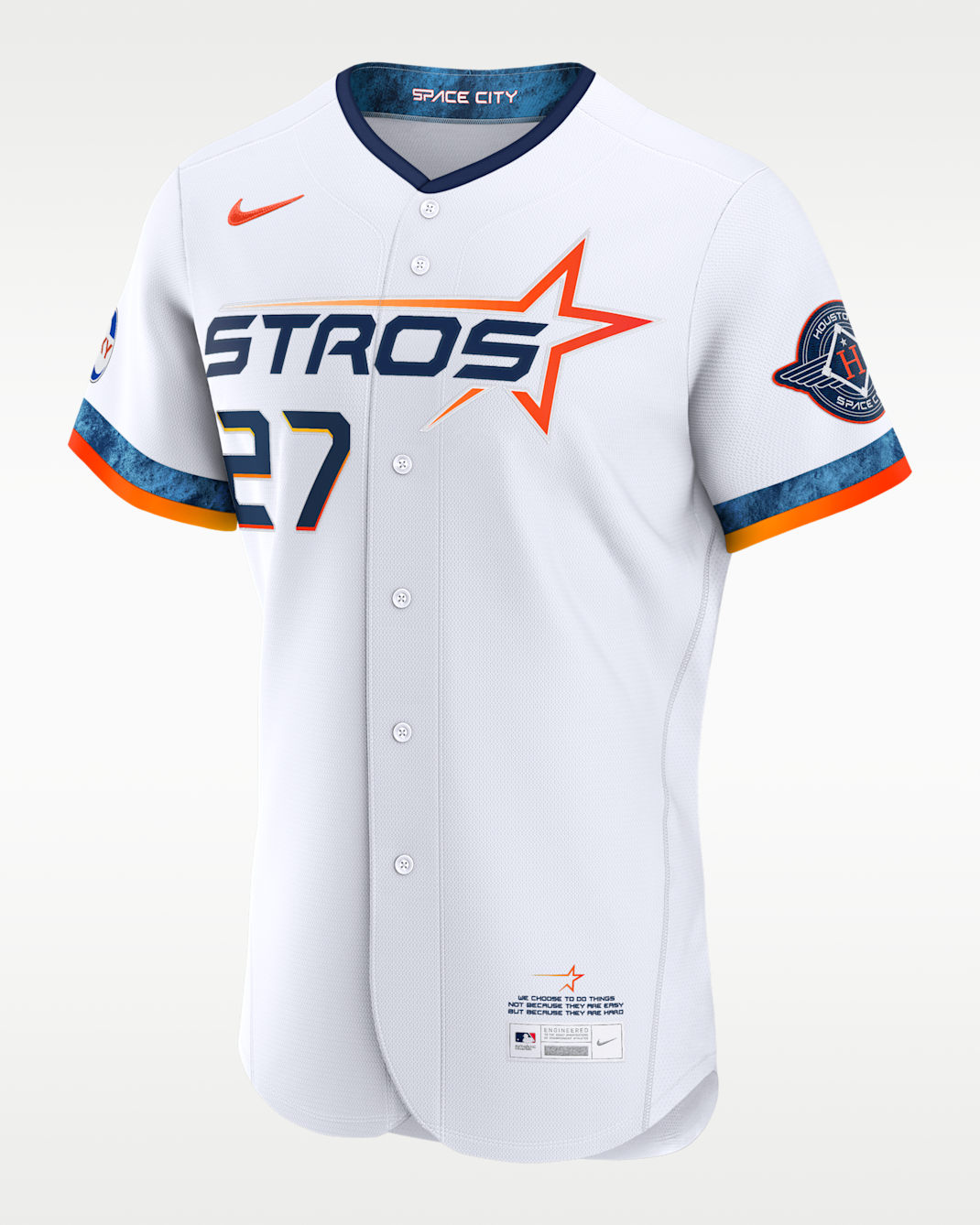 Jose Altuve Houston Astros City Connect Men's Nike MLB Authentic Jersey - White
