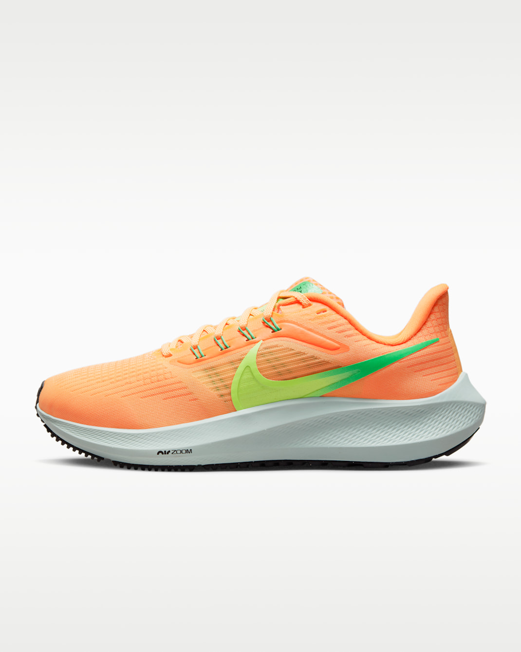 Nike Pegasus 39 女款路跑鞋 - Peach Cream/Total Orange/Green Shock/Ghost Green