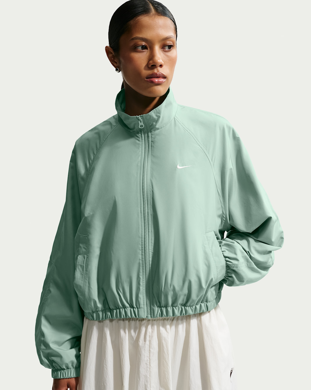 Chamarra deportiva Nike Sportswear oversized UV para mujer - Vapor/Vela
