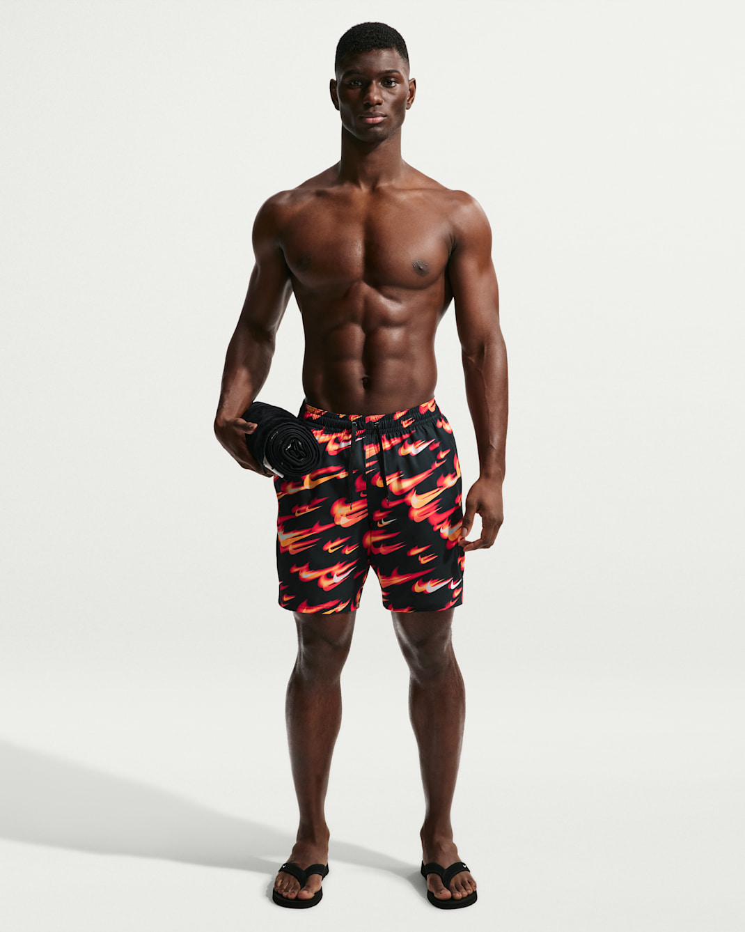 Nike Swim Breaker Men's 7" Brief-Lined Volley Short - University Red
