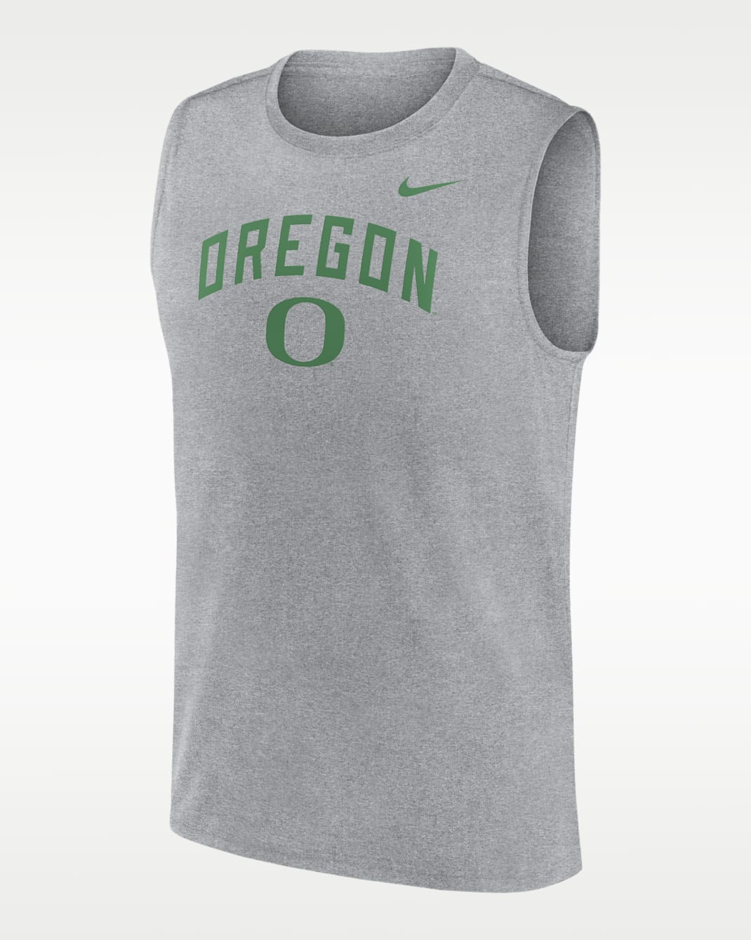 Oregon Primetime Arch Legend Men's Nike Dri-FIT College Muscle Tank Top - Grey