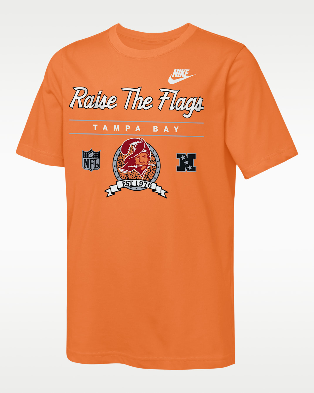 Tampa Bay Buccaneers Rewind Hometown Slub Big Kids' Nike Dri-FIT NFL T-Shirt