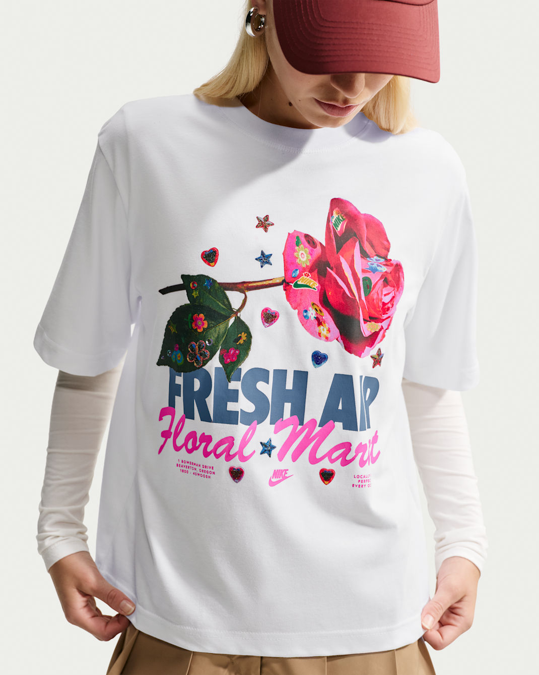 Nike Sportswear Classic Women's Loose T-Shirt - White