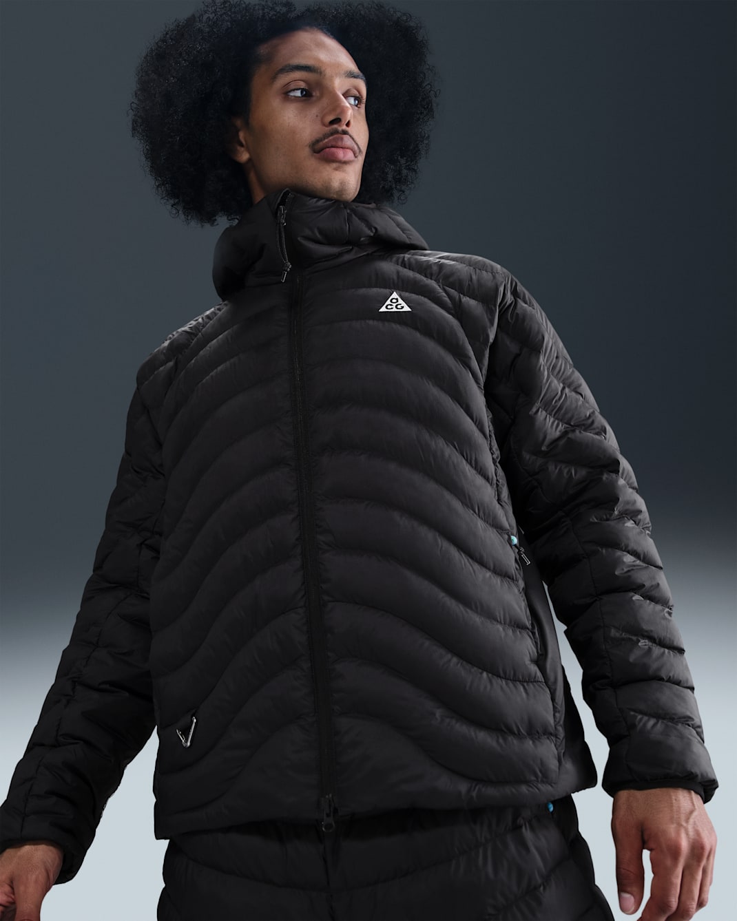 Nike ACG 'Lava Flow' Men's Therma-FIT ADV Jacket - Black/Black/Black/Summit White