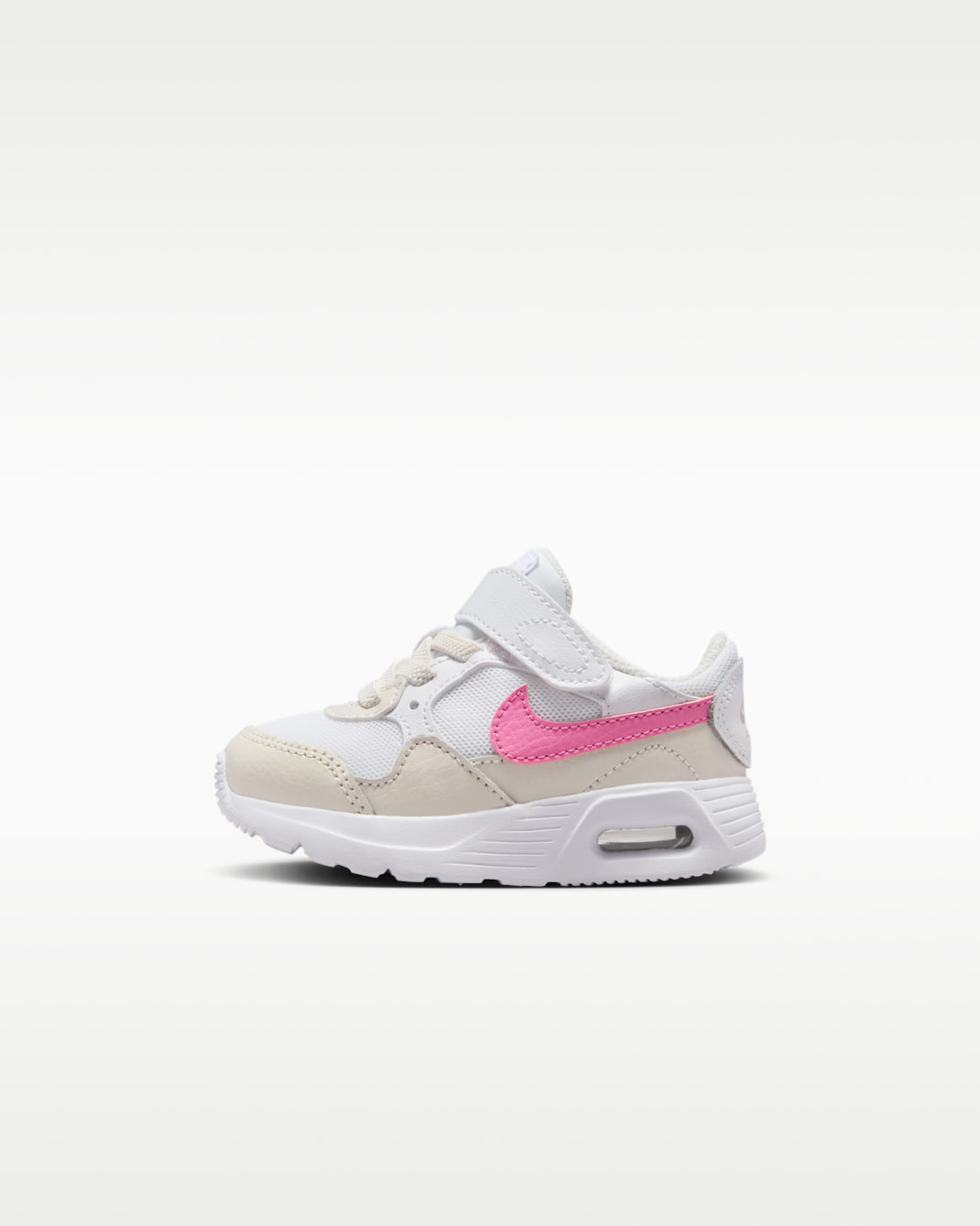 Tenis para bebé e infantil Nike Air Max SC - Blanco/Fantasma/Violeta platino/Rosa alegre