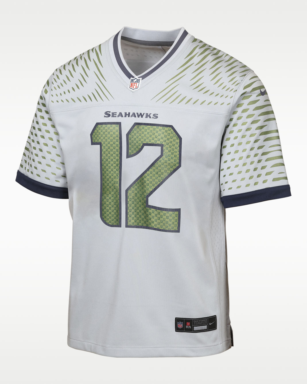 12s Seattle Seahawks Rivalries Collection Big Kids' Nike NFL Game Jersey - Grey