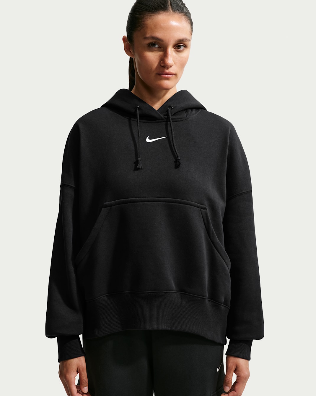 Sweat à capuche ultra-oversize Nike Sportswear Phoenix Fleece pour femme - Noir/Sail